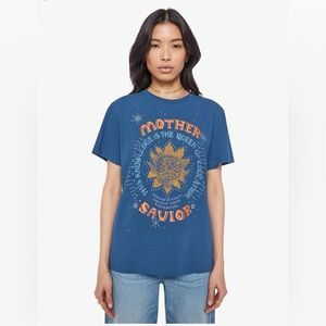 Mother The Rowdy Embellished Tee Size Small